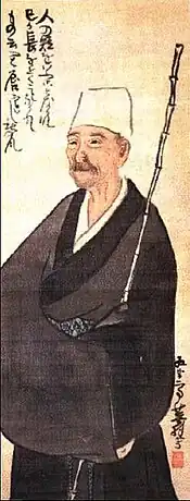 Портрет Басё работы Ёсы Бусона