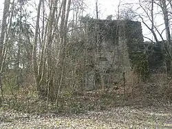 Руины доменной печи