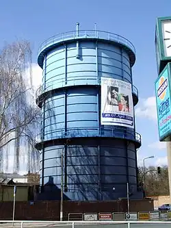 Газгольдер. Технический исторический памятник.