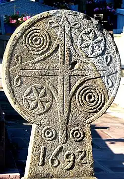 Баскская дискообразная стела