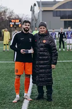 Богдан Стоянов получил награду лучшего игрока Первой лиги Б в октябре 2024 года