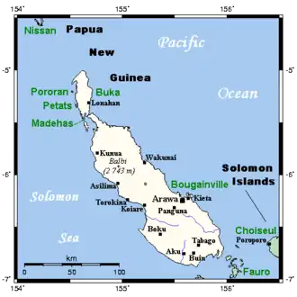 Острова Бугенвиль и Бука