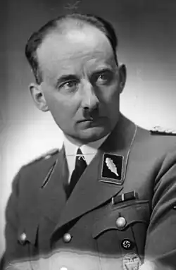 Ганс Керль в мундире штандартенфюрера СС