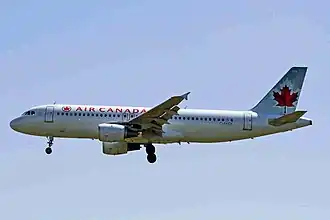 Airbus A320-211 борт C-FKCK за 10 лет и 1 месяц до инцидента