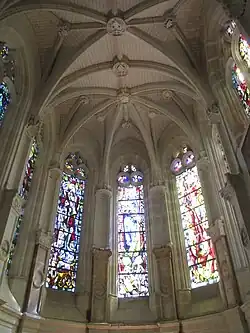 Нервюрные своды капеллы замка Шенонсо