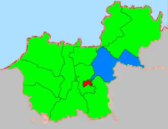Хоревской сельсовет на карте