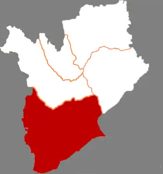 Тунъюй на карте