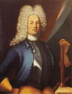 Портрет полковника и губернатора Кристера Хенрика д'Альбедиля (шв[швед.]).