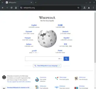 Скриншот программы Chromium