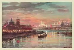 Коронация Николая II, иллюминация в Москве