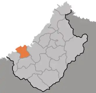 Чхосан на карте