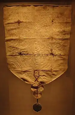 Грамота и печать патриарха Каллиника