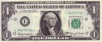 001 — доллар США