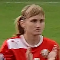 Екатерина Авхимович в форме сборной Белоруссии на матче против сборной Турции 17 сентября 2014 года