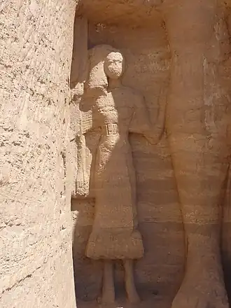 Скульптура Парахерунемефа. Малый храм Абу-Симбела