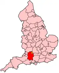 Уилтшир на карте