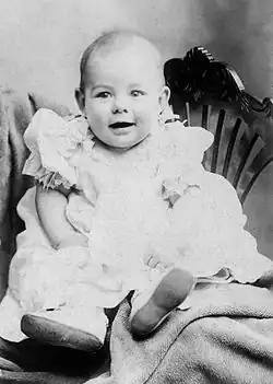 photograph of an infant
