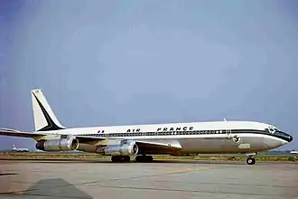 Boeing 707-328 авиакомпании Air France, идентичный разбившемуся