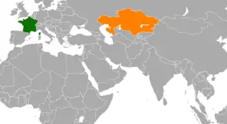 Франция и Казахстан