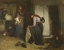 «Никаких вестей с моря!» (беда в семье рыбака), 1870, Королевская коллекция