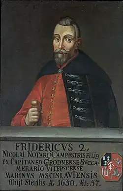 Фредерик Сапега, портрет из коденской галерии (1709)