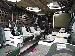 Внутри десантного отделения