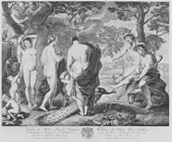 Суд Париса. По картине П. П. Рубенса. Ок. 1780 г.
