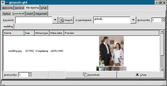 Скриншот программы GNUnet