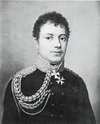 портрет работы Эрнста Гебауэра[нем.], 1823 г.