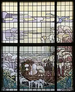 Отель Сентенуа. Витраж