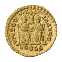 Грациан (ок. 375–378). Над императорами