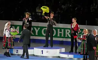 Подиум чемпионата Европы 2007 года - мужчины