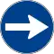 Direzione obbligatoria a destra