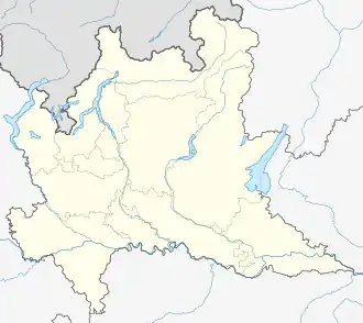 Милан на карте