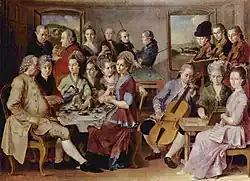 Семейство Реми. 1776. Холст, масло. Германский национальный музей истории культуры, Нюрнберг