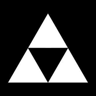 Камон рода Ходзё — три драконьих чешуйки