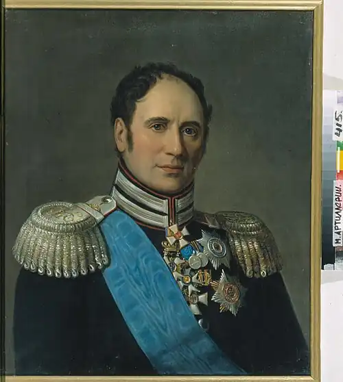 Портрет работы неизвестного художника. Артиллерийский музей