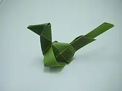 Кетупат в форме птички. Калимантан, Малайзия