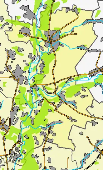 Котелевский район на карте