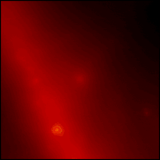 Таймлапс 221009A в гамма диапазоне, снятый при помощи космического гамма-телескопа «Ферми»