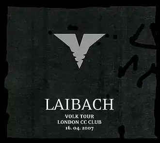 Обложка альбома Laibach «Volk Tour London CC Club» (2007)