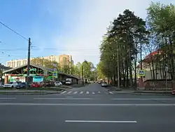 Вид от проспекта Тореза