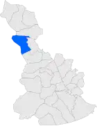 Расположение муниципалитета на карте провинции