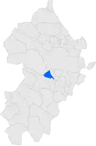 Расположение муниципалитета на карте провинции