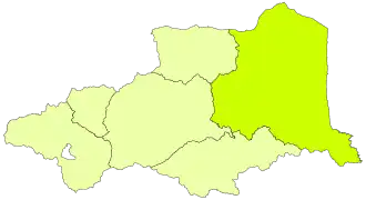 Руссильон на карте