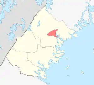 Лахденпохское городское поселение на карте