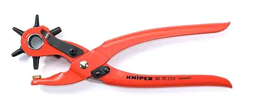 Дырокол для кожи, ткани, тонкого пластика