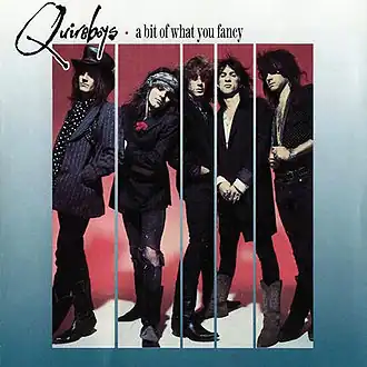 Обложка альбома The Quireboys «A Bit of What You Fancy» (1990)