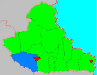 Лунинский сельсовет на карте