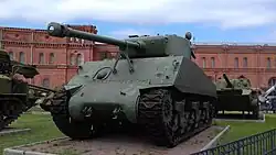 M4A2(76) в музее артиллерии в Санкт-Петербурге